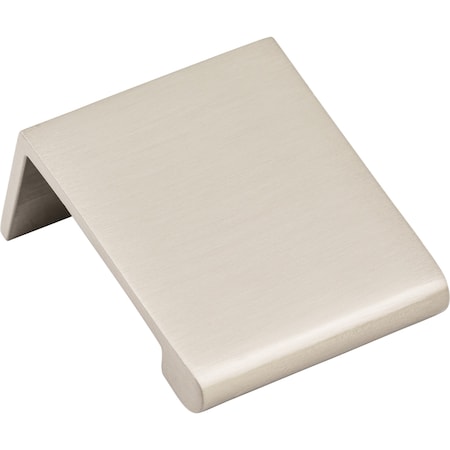 Elements 1-1/4" Overall Length Satin Nickel Edgefield Cabinet Tab Pull A500-125SN